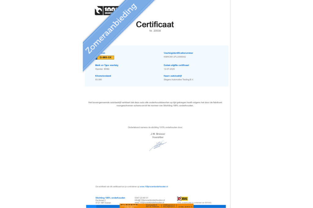 Hyundai IONIQ Premium EV 38 kWh Mooie dealer auto