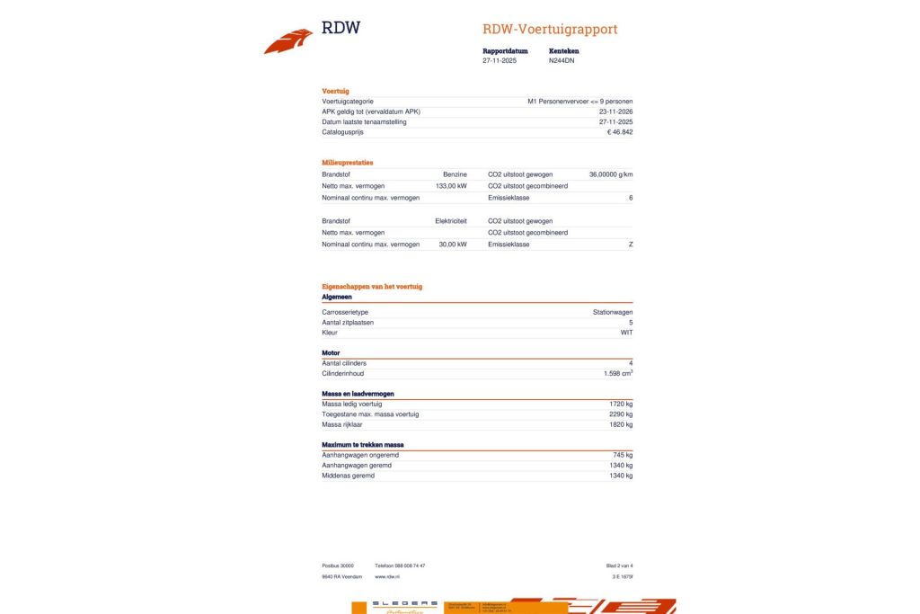 Peugeot 508 SW 1.6 Plugin hybride GT Line zeer compleet